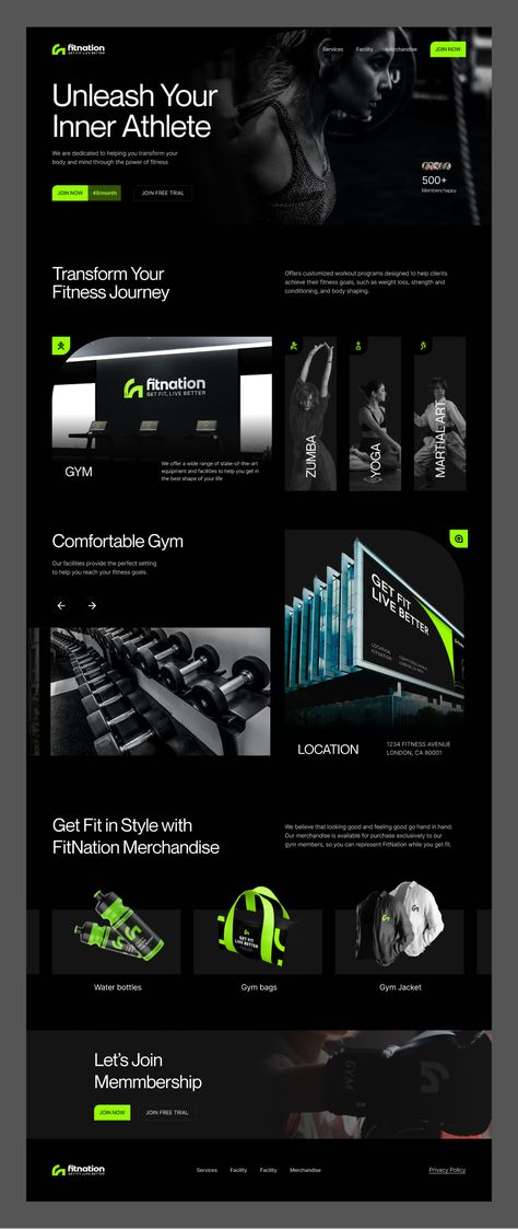 Explore thousands of high-quality fitness website fitnation images on Dribbble. Your resource to get inspired, discover and connect with designers worldwide. Website Sport Design, Workout Website Design, Athletic Website Design, Fitness Poster Design Creative, Sports Website Design Inspiration, Gym Website Design Inspiration, Gym Web Design, Health And Wellness Website Design, Fitness Website Design Inspiration