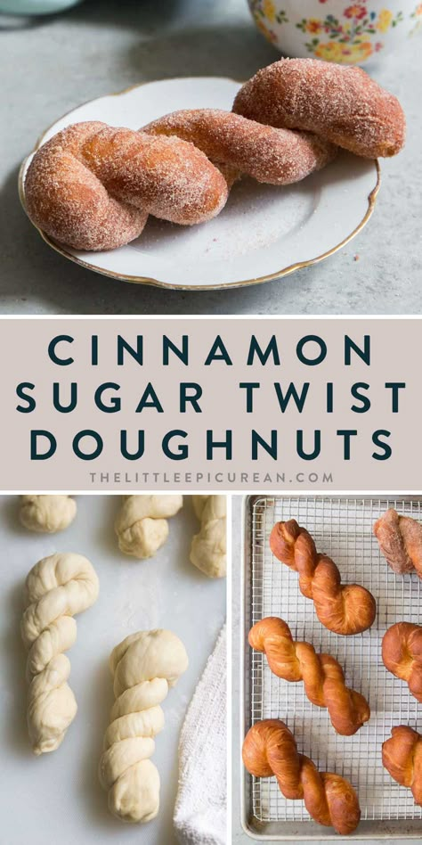 Sugar Twist, Doughnut Recipe Easy, Homemade Donuts Recipe, Donuts Recipe, Homemade Breads, Dessert Aux Fruits, Homemade Donuts, Doughnut Recipe, Punch Out