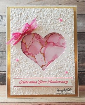 Homemade Wedding Cards, Stampin Up Wedding Cards, Stampin Up Valentine Cards, Valentine Heart Card, Valentines Day Cards Handmade, Anniversary Cards Handmade, Card Making Ideas, Happy Anniversary Cards, Valentine Cards Handmade