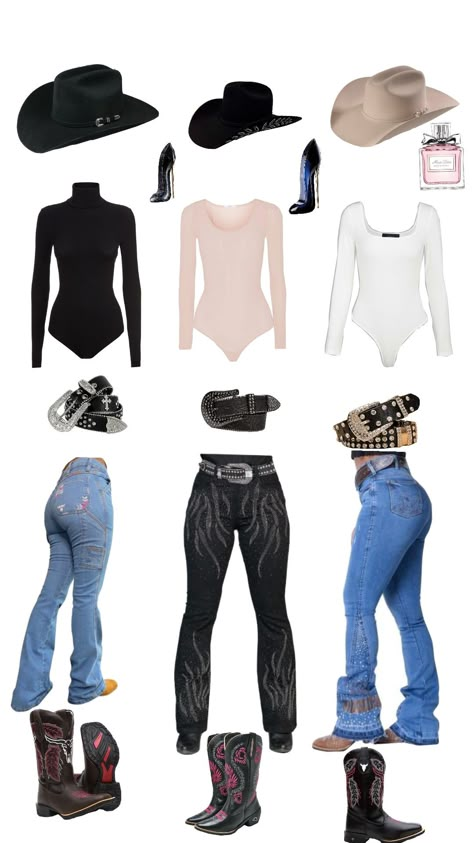 Cow Girl Outfits Ideas, Hello Kitty Merchandise, Latina Outfits, Western Wear Outfits, Looks Country, Western Style Outfits, Cowgirl Outfits, Best Wear, Country Outfits