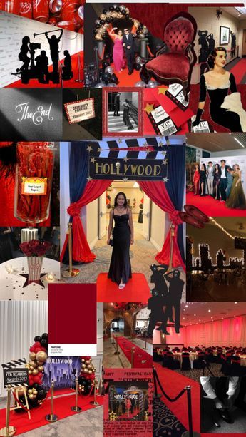 Hollywood Theme Prom, Hollywood Red Carpet Theme, Homecoming Dance Themes, Hollywood Red Carpet Party, Hollywood Decorations, Hollywood Theme Party Decorations, Hollywood Sweet 16, Red Carpet Theme Party, School Dance Themes