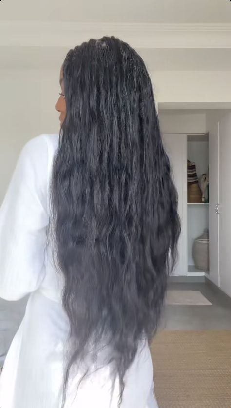 Pick and drop braids Tree braids Straight Tree Braids, Pick And Drip Braids, Pick And Drop Braids Human Hair, French Curl Pick And Drop Braids, Classy Box Braids, Braids That Look Like Weave, Pick Drop Braids, Pick And Drop Boho Braids, Micro Drop Braids