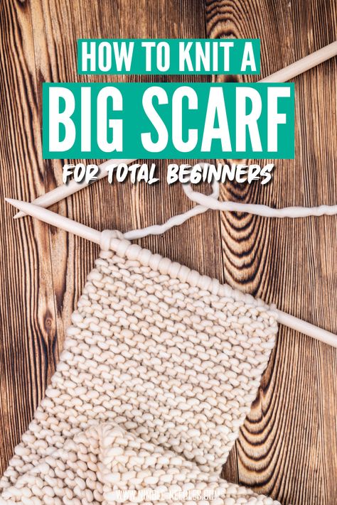 How To Knit Scarf For Beginners, Beginning Knitting Patterns Free, Knitting Pattern For Scarf Free, Simple Beginner Knitting Projects, Easy Knitting Ideas For Beginners, Absolute Beginner Knitting Projects, Beginner Knitted Scarf, How To Knit For Beginners Step By Step Tutorials, Sewing With Knits For Beginners