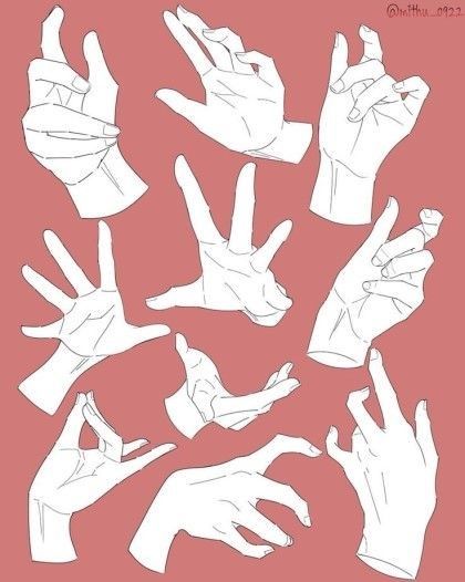 Hand Ref, Hands Reference, Beautiful Pencil Drawings, Hand References, Drawing Hands, Hand Gestures, Modeling Poses, Hand Drawing Reference, Body Reference Drawing