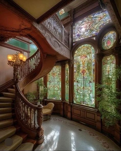 Dream Life House, زجاج ملون, Casa Vintage, Dream House Rooms, Fantasy House, Cute House, Dream Room Inspiration, Dream House Interior, House Goals