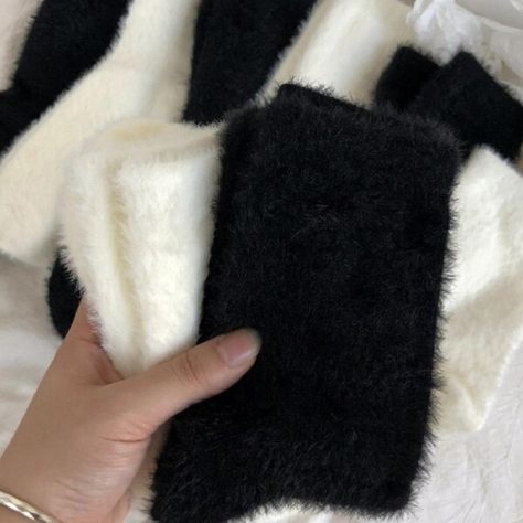 Black Fluffy Socks, Fluffy Winter Socks, Warm Black Winter Socks, Snug Warm Black Socks, Fluffy Wool Socks, Kawaii Socks, Fleece Socks, Fluffy Socks, Winter Socks