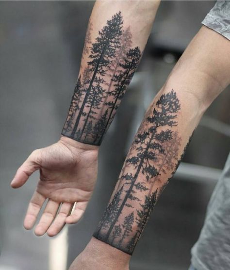 Tree Tattoo Design - Forest Ink Ideas as a Symbol of Life & Knowledge Tree Tattoo Arm Sleeve, Forest Tattoo Sleeve, Natur Tattoo Arm, Tree Sleeve Tattoo, Tree Tattoo Forearm, Tree Tattoo Arm, Tree Sleeve, Forest Tattoo, Nature Tattoo Sleeve