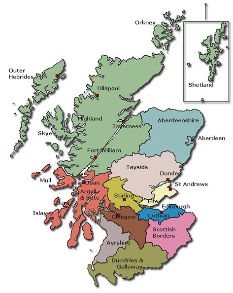 Scotland Authorities Map Scotland Clan Map Scotland Map Regions and Towns Islay Scotland, Scotland History, Scottish Ancestry, Scotland Map, Scotland Forever, Orkney Islands, Scotland Uk, Fruit Vegetables, Scottish Clans