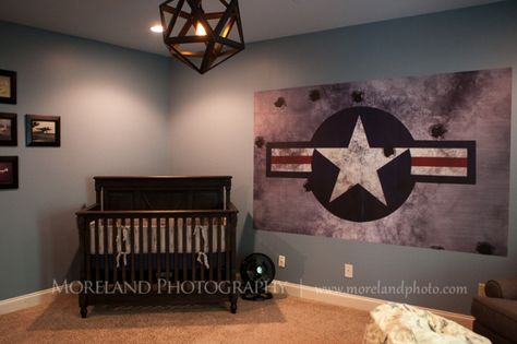 top gun nursery themed nursery atlanta newborn photography mike moreland photography Fighter Jet Nursery, Baby Maverick, Best Baby Boy Gifts, Aviation Nursery, Baby Room Boy, Nursery Idea, Baby Boy Room, Room Boy, Newborn Crib