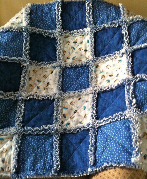 I have already posted a blog on how to make a Handkerchief Rag Quilt so when someone asked me tonight "Where can I get the instructions to ... Strip Rag Quilts, Rag Quilt Instructions, Denim Rag Quilt, Rag Quilting, Jean Quilts, Flannel Rag Quilts, Rag Quilt Tutorial, Blue Jean Quilts, Colchas Quilting