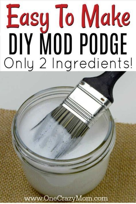 Mod Podge Recipe, Homemade Mod Podge Recipe, Mod Podge Diy, Homemade Mod Podge, Mod Podge Projects, Diy Mod Podge, Craft Recipes, Decoupage Decor, Mod Podge Crafts