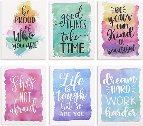 Folders For School, Doodle Quotes, Pocket Folders, Hand Lettering Quotes, Cute Watercolor, Pocket Folder, Book Art Diy, Lettering Quotes