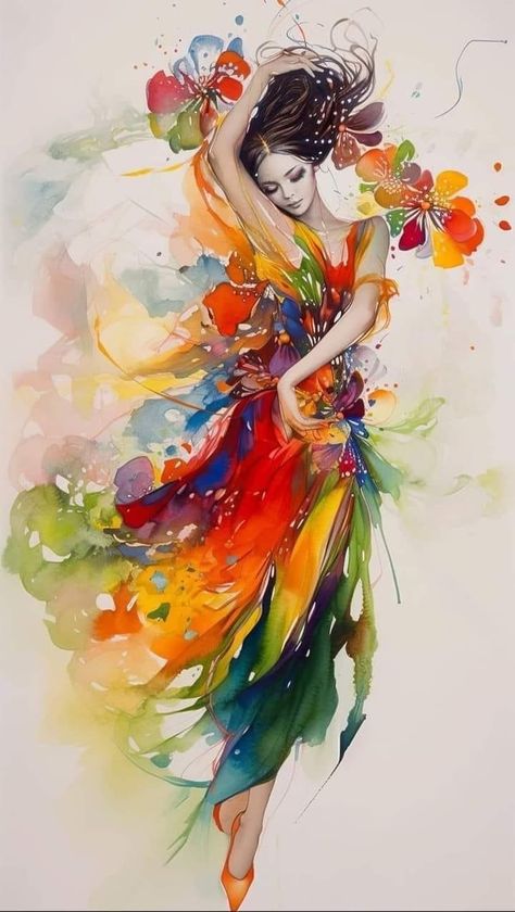 Best Painting Ever, Dance Paintings, Abstract Floral Art, Creative Painting, Diy Canvas Art Painting, Hand Art, Diy Canvas Art, Canvas Art Painting, Art Journals