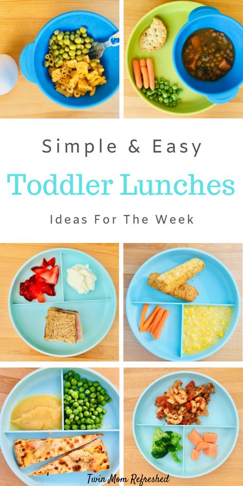 Need quick and healthy toddler lunch ideas? Here is a list of easy, low prep lunch ideas for your toddler. These are delicious lunch ideas that are approved by my twin toddlers. #twinmomrefreshed #toddlerlunchideas #easytoddlerlunches #healthytoddlerlunches #toddlers #toddlermealideas #toddlermeals Kid Dinner Ideas, Healthy Toddler Lunch, Kid Dinner, Easy Toddler Lunches, Simple Lunch Ideas, Daycare Meals, Prep Lunch Ideas, Toddler Lunch Ideas, Egg Lunch