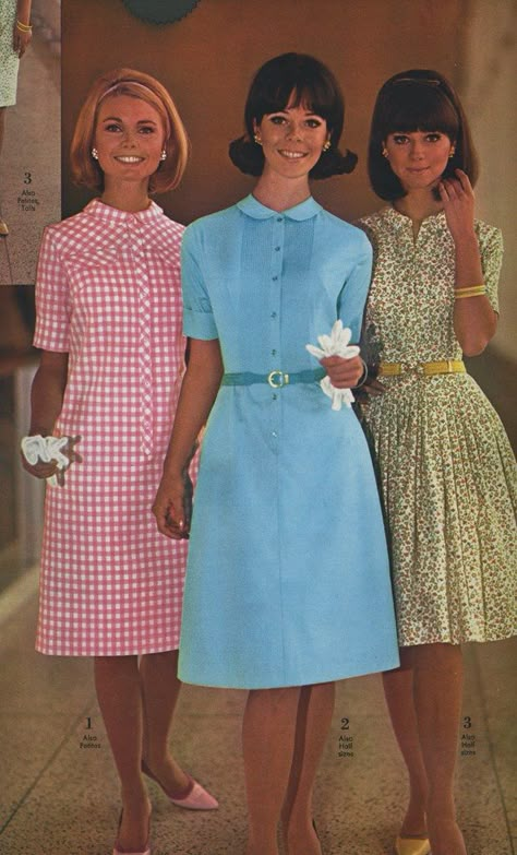 Spiegel Catalog, Women In Dresses, 1960s Dresses, 1960 Fashion, Vestidos Retro, Vintage Fashion 1950s, Fashion 1960s, 1960's Fashion, Sixties Fashion