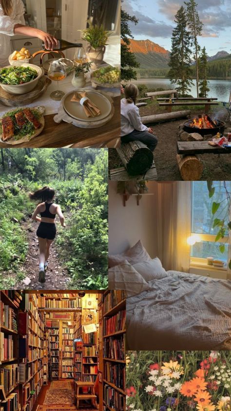 Perfect Life Vision Board, Beautiful Life Aesthetic, Vision Board Ideas Health, Organized Life Aesthetic, Vibey Aesthetic, Slow Life Aesthetic, Dream Life Aesthetic, Spend Time Outside, The Dream Life