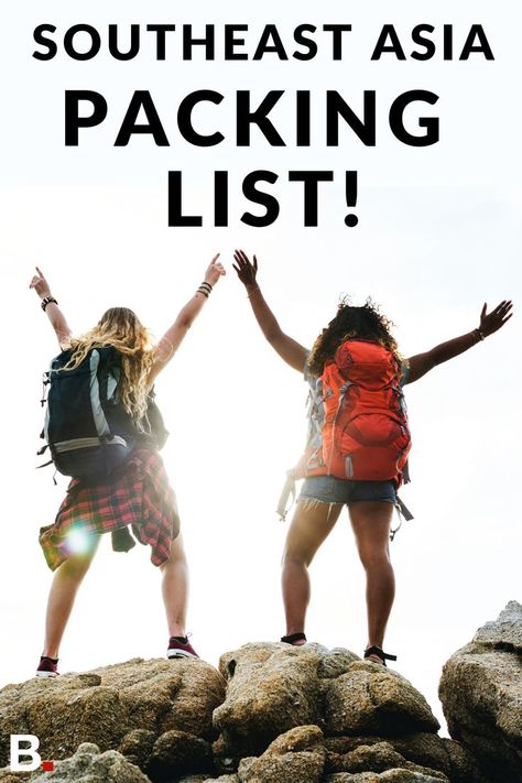 This backpacking packing list for Southeast Asia was put together through feedback from hundreds of our readers who shared their tips & ideas on the best things to take with you on your adventure in Southeast Asia. #PackingList #SoutheastAsia Southeast Asia Packing List, Southeast Asia Packing, Basic Camping Checklist, Backpacking Packing List, Asia Packing List, Gear Outfit, Beginner Backpacking, Backpacking For Beginners, Travel Credit Card