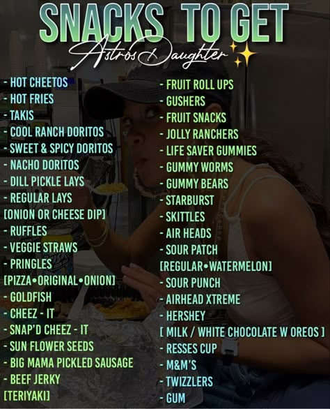 Grocery List Black People, Snack Shopping List, Life Hacks Food, First Apartment Tips, Food Shopping List, First Apartment Essentials, Apartment Tips, Snacks List, Teen Advice