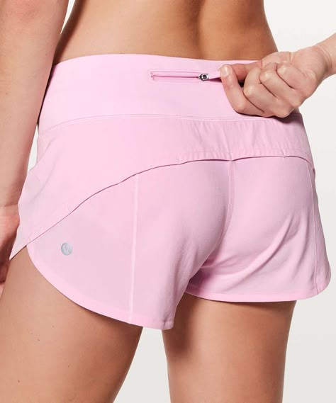 Release Date: 3/2018. Original Price: $58. Materials: Swift. Color: pearl pink. Pink Lululemon Shorts, Lulu Lemon Shorts, Lulu Shorts, Light Pink Shorts, Lululemon Speed Up Shorts, Lululemon Outfits, Pearl Pink, Cute Preppy Outfits, Lululemon Shorts