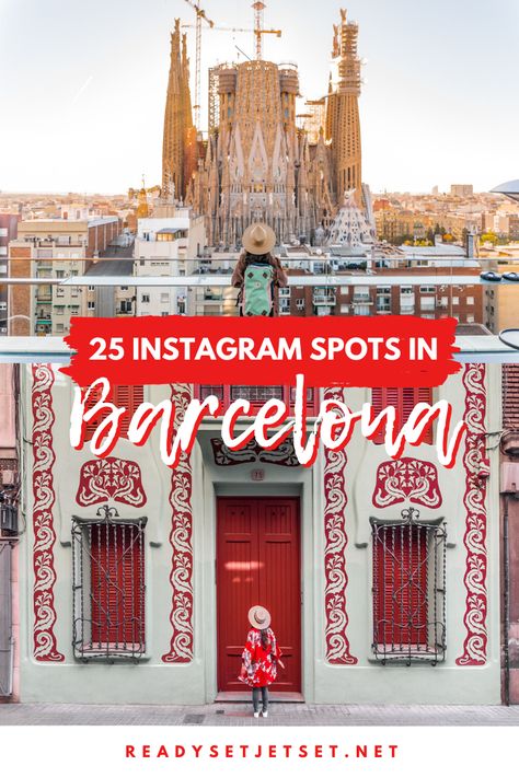 The 25 Most Instagrammable Spots in Barcelona (With Addresses!) // www.readysetjetset.net #readysetjetset #barcelona #spain // Barcelona Photo Spots - Instagram Spots - Park Guell - Casa Gilardi - Sagrada Familia El Born Barcelona, Places In Barcelona, Barcelona Instagram, Barcelona Spain Travel, Empire Ottoman, Visit Barcelona, Spain Travel Guide, Best Instagram Photos, Park Güell