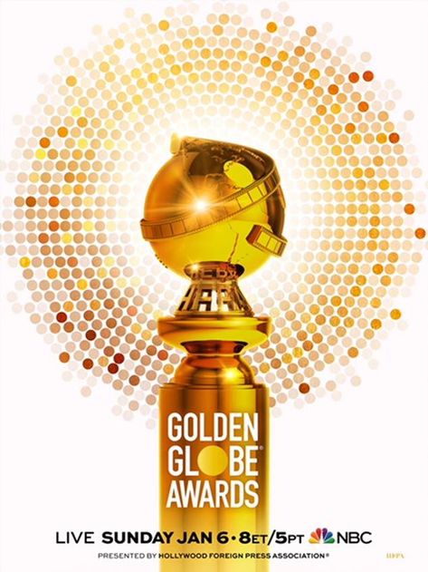 Golden Globe Awards, Golden Globes, Trophy, Statuette, 2019 Celine Sciamma, Golden Globes 2020, Award Poster, Christopher Abbott, Psychic Predictions, Jonathan Pryce, Emily Watson, Patricia Arquette, Bill Hader