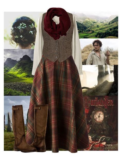 1600s Scottish Fashion, Scottish Inspired Fashion, Scottish Style Women, Historybounding Fashion, Scottish Women Fashion, History Bounding Fashion, Scottish Fashion Woman, Outlander Clothing, Winter Dress Ideas