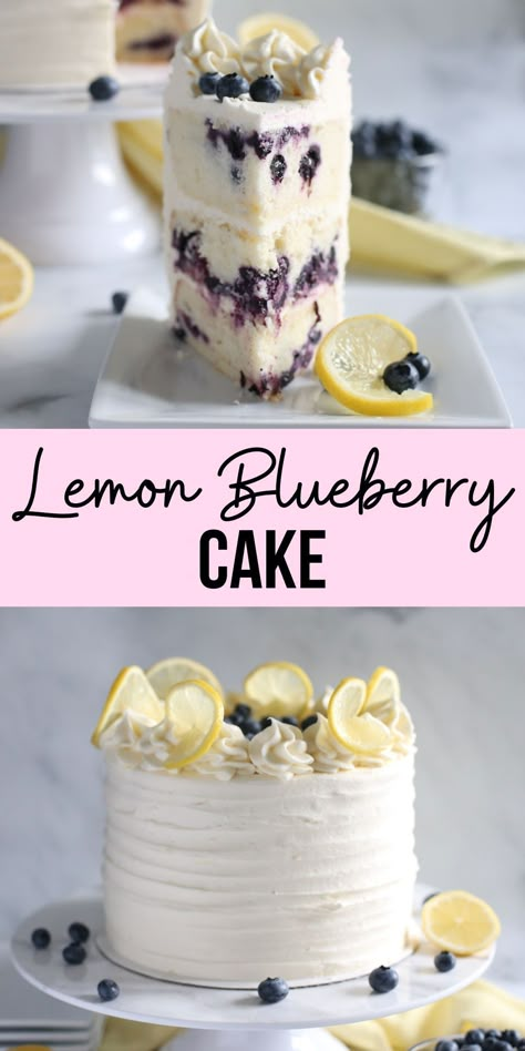 Lemon Blueberry Breakfast Cake, Cake Me Home Tonight, Lemon Blueberry Cake, Blueberry Breakfast Cake, Blueberry Cake Recipes, Blueberry Lemon Cake, Blueberry Breakfast, Lemon Cake Recipe, Cake Recipes From Scratch