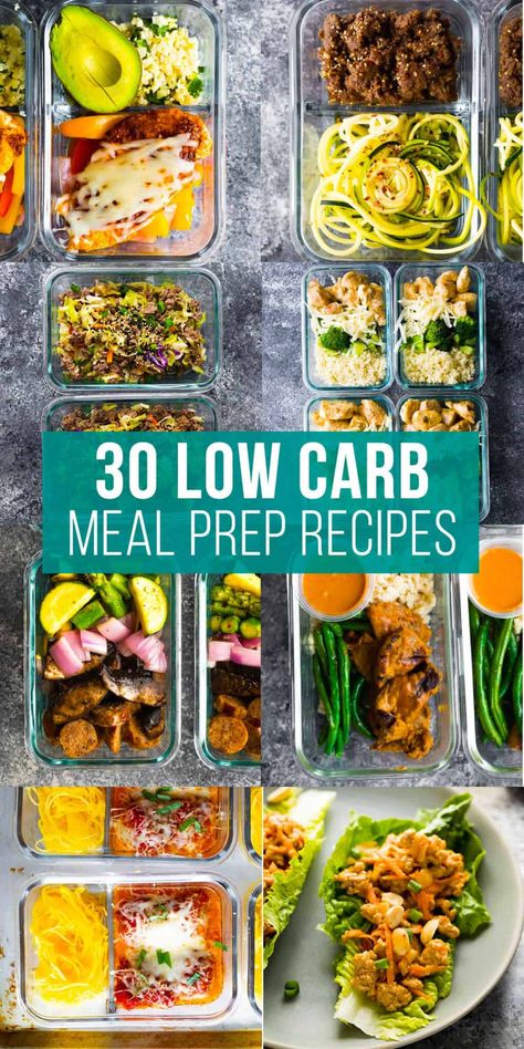 Low Carb Meal Prep Recipes, Low Carb Low Fat Recipes, Low Fat Low Carb, Breakfast Low Carb, Low Carb Meal Prep, Low Carb Meal Plan, Low Carb Meal, Low Carb Lunch, Low Carb Diet Recipes