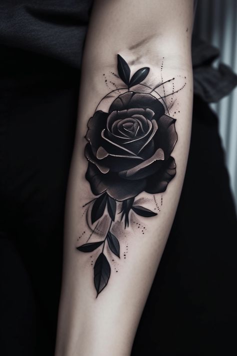 Black Rose Tattoo Meaning, Rose Tattoo Cover Up, Forearm Cover Up Tattoos, Black Flowers Tattoo, Tatuaje Cover Up, Black Rose Tattoo, Cover Up Tattoos For Women, Rose Tattoo Meaning, Black Tattoo Cover Up