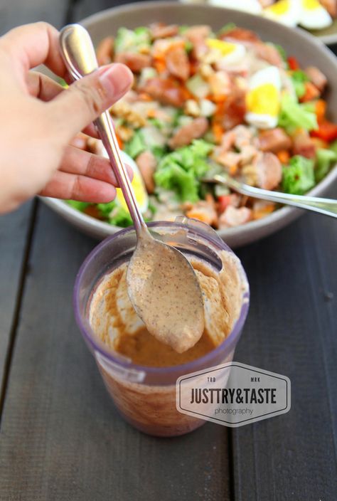 Resep Creamy Salad Dressing Resep Salad Sayur, Creamy Salad, Dressing Salad, Creamy Salad Dressing, Resep Salad, Super Yummy, Salad Dressing, Mayonnaise, Healthy Food