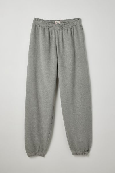 Sweatpants by the essential BDG label in a soft French terry fabrication & available in a range of go-to colors. Relaxed silhouette with gathered elastic ankle cuffs and a stretch elastic waistband. Fitted with side and back pockets. Urban Outfitters exclusive.Features. Soft French terry sweatpants from BDG Classic silhouette Stretch elastic waistband Front & back pockets Content + Care. 80% Cotton, 20% polyester Machine wash Imported Size + Fit. Model in Dark Green is 6'2" and wearing size Medi Mens Grey Sweatpants, Joggers Grey, Cuffed Sweatpants, Baggy Sweatpants, Grey Sweats, Grey Joggers, Grey Sweatpants, Tracksuit Bottoms, Jogger Sweatpants