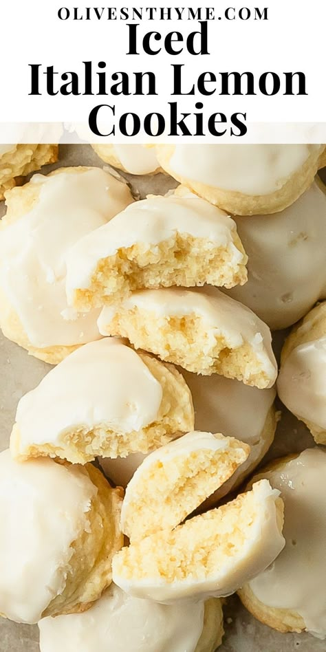 Lemon drop cookies are soft and buttery cookies filled with bright and fresh lemon flavor. Enjoy these bite sized Italian lemon cookies plain or with a sweet and tart lemon glaze. Make these wonderfully refreshing and beautifully fragrant glazed lemon cookies for a taste of spring and summer all year long. Lemon Cookie Balls, Soft Lemon Cookies Ina Garten, Italian Lemon Drop Cookies 12 Tomatoes, Lemon Based Recipes, Lemon Oatmeal Cookies Taste Of Home, Glazed Lemon Drop Cookies, Iced Lemon Cookies Recipes, Italian Lemon Christmas Cookies, Soft And Chewy Lemon Cookies