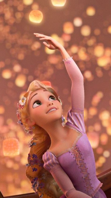 Disney Rapunzel, The Princess, Rapunzel, Toy Story, Tangled, A Girl, Lanterns, Floating, Iphone