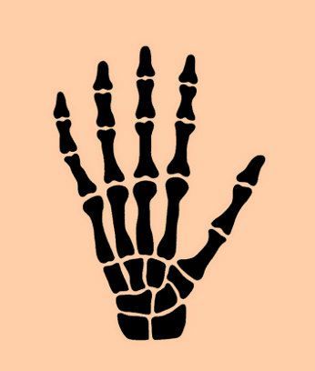 Skeleton Template, Template Craft, Painting Shop, Tato Henna, Den Mrtvých, Skeleton Hand Tattoo, Bone Crafts, How To Make Stencils, Hand Stencil