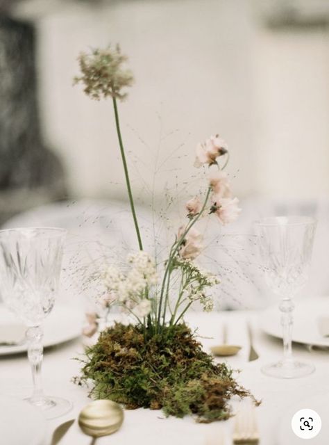 Moss Mushroom, Swan House Wedding, Katie White, Moss Centerpieces, Moss Wedding, Swan House, Organic Wedding, Tablescape Ideas, Wedding Traditions