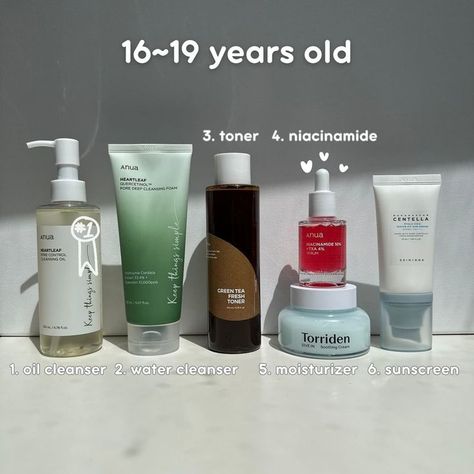 #affiliate Self Renewal on Instagram: "#skincarrdaily #skincare #skincareproducts #skincareroutines #koreanskincare #koreanproducts #skincaretips #skinhealth" in 2024 | Skin health, Skin care tips, Oil cleanser Teen Skincare Routine, Skincare Stuff, Beginner Skin Care Routine, Korean Skin Care Secrets, Haut Routine, Beauty Treatments Skin Care, Teen Skincare, Skin Care Basics, Skin Advice