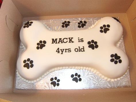 Dog Bone Birthday Cake Paw Cake Design For Dogs, Cake Designs For Dog Birthday, Dogs Cake Design, Bone Cake For Dogs, Dog Bone Shaped Cake, Dog Birthday Cake Design Ideas, Dog Bone Cake Design, Birthday Cake For Dogs Design, Cake Designs For Dogs