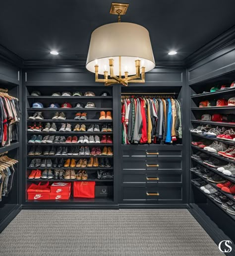 Sneakerhead Room, Custom Closet Design, Closet Built Ins, Luxury Closets, Closets Design, Dream Closet Design, Walk In Closet Design, Luxury Closets Design, Men Closet