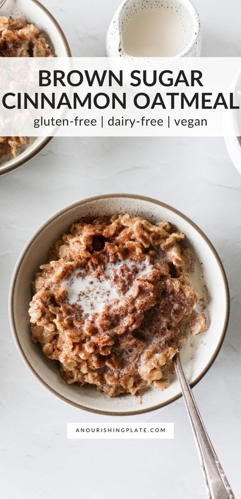 Brown Sugar Cinnamon Oatmeal, Gluten Free Oatmeal Recipes, Quick Oat Recipes, Maple Brown Sugar Oatmeal, I Lost 100 Pounds, Easy Oatmeal Recipes, Brown Sugar Oatmeal, Healthy Oatmeal Recipes, Breakfast Oatmeal Recipes