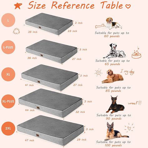 EHEYCIGA Memory Foam Dog Beds for Large Dogs, Orthopedic Waterproof Large Dog Bed for Crate, Pet Mat with Washable Removable Cover and Non-Slip Bottom, Grey Dog Beds Homemade, Dog Bed Mat, Medium Dog Bed, Elderly Dogs, Memory Foam Dog Bed, Pet Sofa, Orthopedic Dog Bed, Dog Sofa, Dog Bed Large