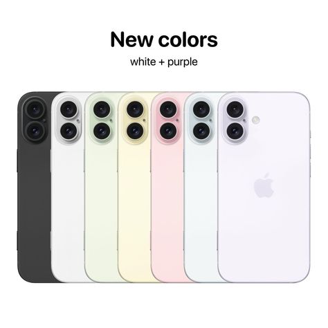 Iphone 16 Purple, New Iphone 16, Iphone 16 White, Iphone 16 Colors, Iphone 16 Aesthetic, Iphone 16 Plus, Phone Obsession, Iphone Wallpaper Modern, Iphone Products