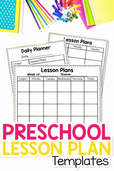 Preschool Lesson Plan Template Pre K Weekly Lesson Plan Template Free, Free Preschool Lesson Plan Template, Preschool Planning Template, Homeschool Preschool Curriculum Lesson Plans Free Printables, Free Lesson Plan Template Editable, Weekly Lesson Plan Template Free, Prek At Home, Apple Math Worksheets, Lesson Plan For Preschool