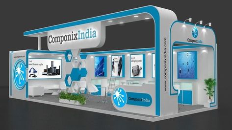 3 Sides Open Exhibition Stand Design, Event Booth Design Ideas, 2 Side Open Exhibition Stall Design, Stalls Design, Exhibition Booth Design Ideas, Exhibition Stand Design Ideas, Event Entrance Arch Design, Event Entrance Arch, Product Display Stand