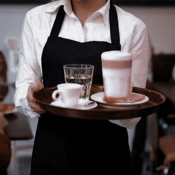 Restaurant Waitress Aesthetic, Waitress Aesthetic, Work Vision Board, Coffee Roaster, Tim Hortons, Aesthetic Tumblr, Part Time Jobs, Mood Boards, Diner