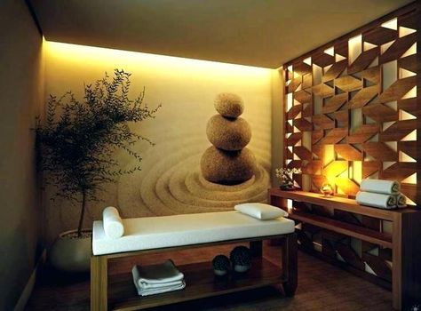 Deco Spa, Spa Room Ideas, Spa Massage Room, Massage Room Design, Massage Room Ideas, Massage Room Decor, Massage Therapy Rooms, Reiki Room, Spa Room Decor