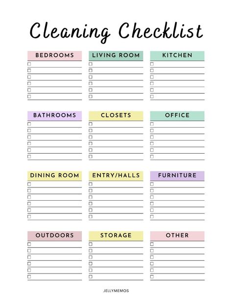 Get organized with this free printable house cleaning checklist! Household binders & home management planneridea #planneraesthetic🌈 Mom Planner Printables Free, Cleaning Checklist Printable Free, Study Planner Printable Free, Housekeeper Checklist, Free Printable Cleaning, Cleaning Schedule Templates, Project Planner Printable, Printable House, Cleaning Checklist Template