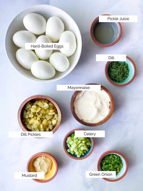 Salad With Pickles, Easy Egg Salad, Egg Salad Sandwiches, Boiled Egg Diet, Egg Salad Recipe, Amazing Pics, Fresh Dill, Egg Salad, Easy Salads