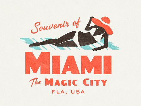 Miami Images, Summer Body Challenge, Miami Vibes, Resort Logo, Small Caps, Human Logo, Placement Print, Typo Logo, Magic City