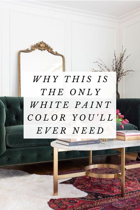 Perfect White Paint, White Interior Paint, White Paint Color, White Wall Paint, Paint Trends, Best White Paint, Off White Paints, Favorite Paint Colors, Grey Paint Colors