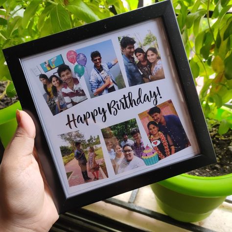 WhatsApp 9679727880 to order! Mini Frame Photo, Mini Photo Frames Ideas, Birthday Photo Frame Ideas, Photo Frame Ideas Handmade, Saving List, Pop Up Frame, Photo Gifts Diy, Mini Photo Frames, Mini Frame